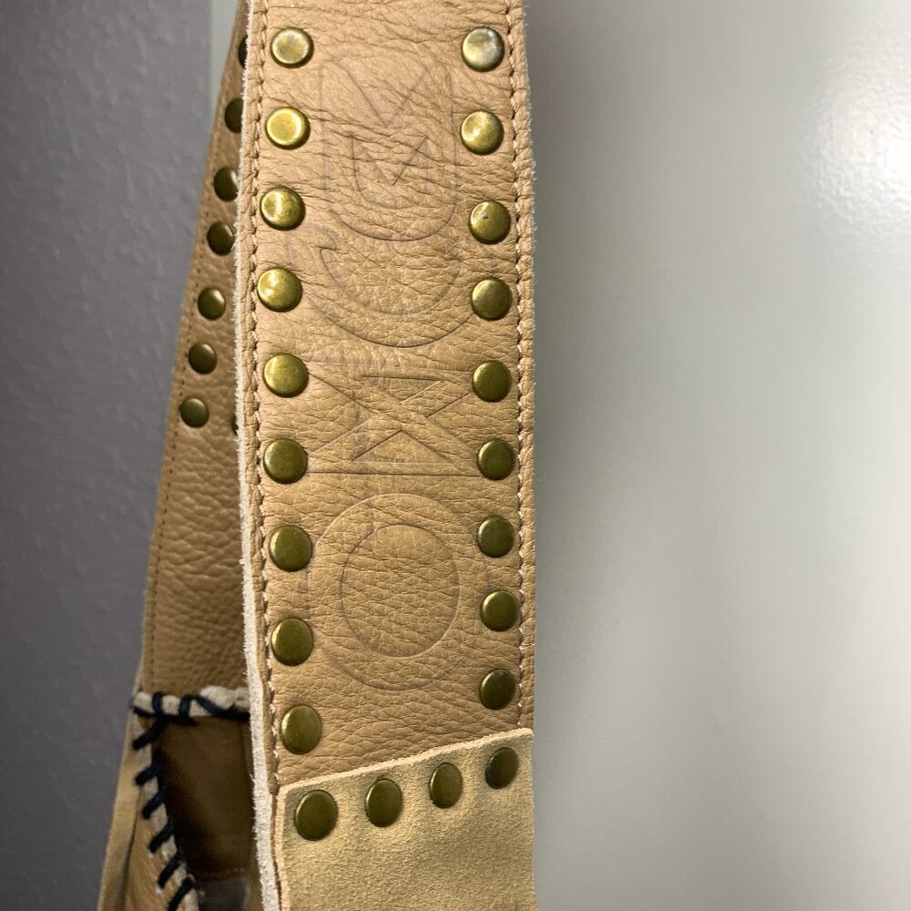 MUXO Large Tan Leather Shoulder Bag - Picture 7 of 17